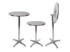 MCW Stehtisch mit Husse J30 2-teilig Husse Creme-Beige