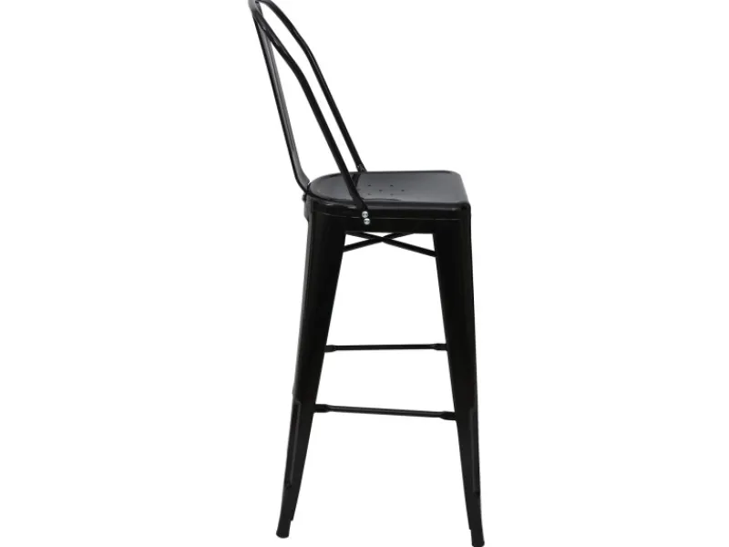 Sale MCW Stehtisch-Set A73 Metall 3-teilig Schwarz