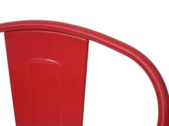 MCW Stuhl A73 Metall 4er-Set Rot