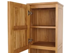 MCW Teak-Hochschrank M72 2 Türen 6 Fächer