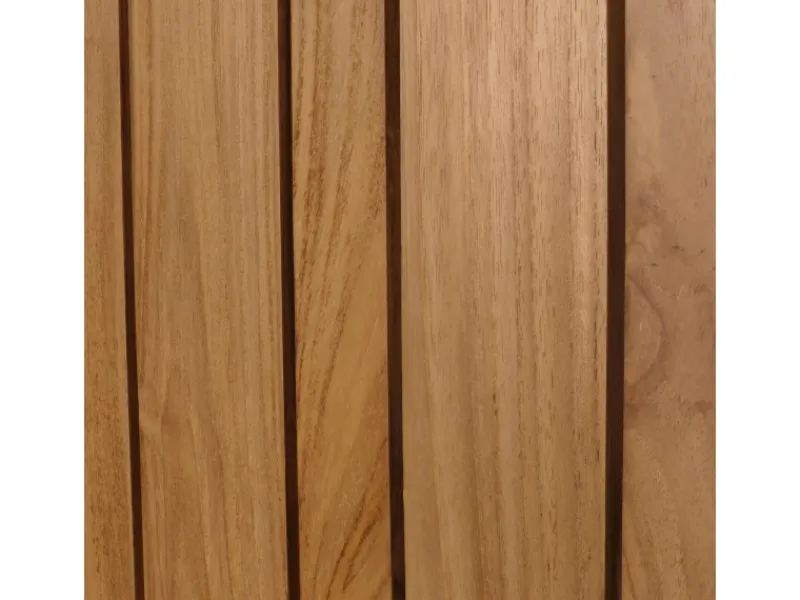 MCW Teak-Hochschrank M72 2 Türen 6 Fächer