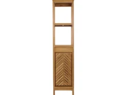 Hot MCW Teak-Hochschrank M74 1 Tür 4 Fächer