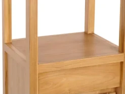 Hot MCW Teak-Hochschrank M74 1 Tür 4 Fächer