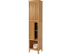 Online MCW Teak-Hochschrank M70 2 Türen 5 Fächer