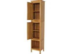 Online MCW Teak-Hochschrank M70 2 Türen 5 Fächer