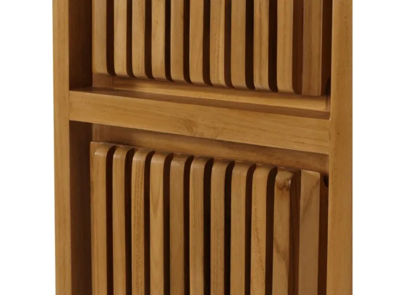 Online MCW Teak-Hochschrank M70 2 Türen 5 Fächer