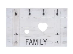 Outlet MCW Wandgarderobe C89 Family Shabby-Look Shabby Weiß