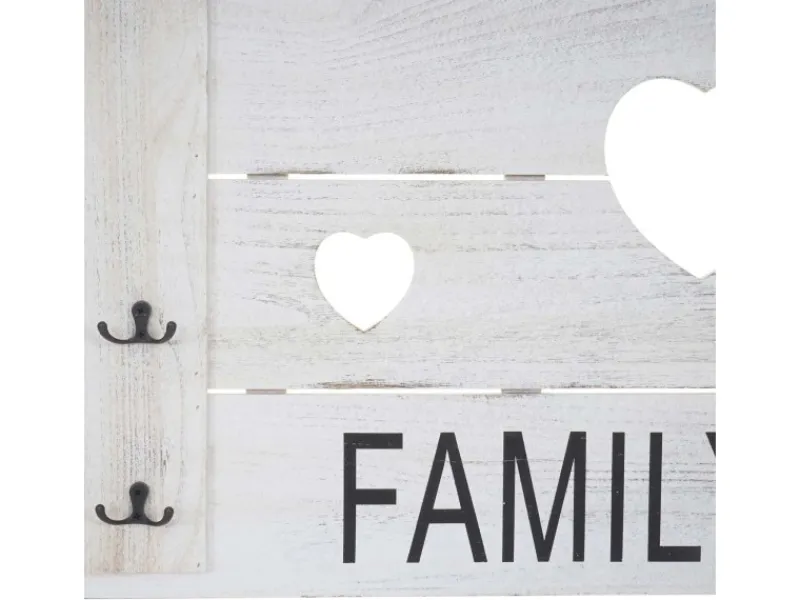 Outlet MCW Wandgarderobe C89 Family Shabby-Look Shabby Weiß