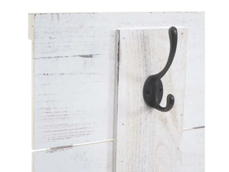 Outlet MCW Wandgarderobe C89 Family Shabby-Look Shabby Weiß