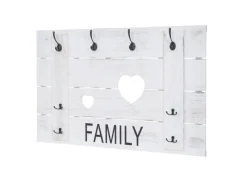 Outlet MCW Wandgarderobe C89 Family Shabby-Look Shabby Weiß