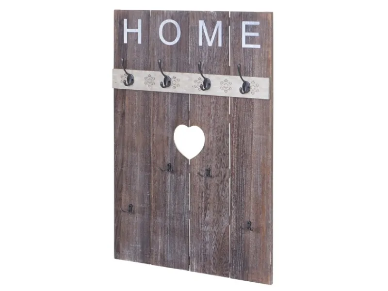 Sale MCW Wandgarderobe C89 Home Shabby-Look Shabby Braun