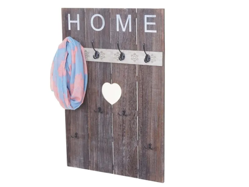 Sale MCW Wandgarderobe C89 Home Shabby-Look Shabby Braun