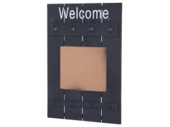 Online MCW Wandgarderobe C89 mit Pinnwand Shabby Dunkelgrau