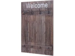 Outlet MCW Wandgarderobe C89 Welcome Shabby Shabby Braun