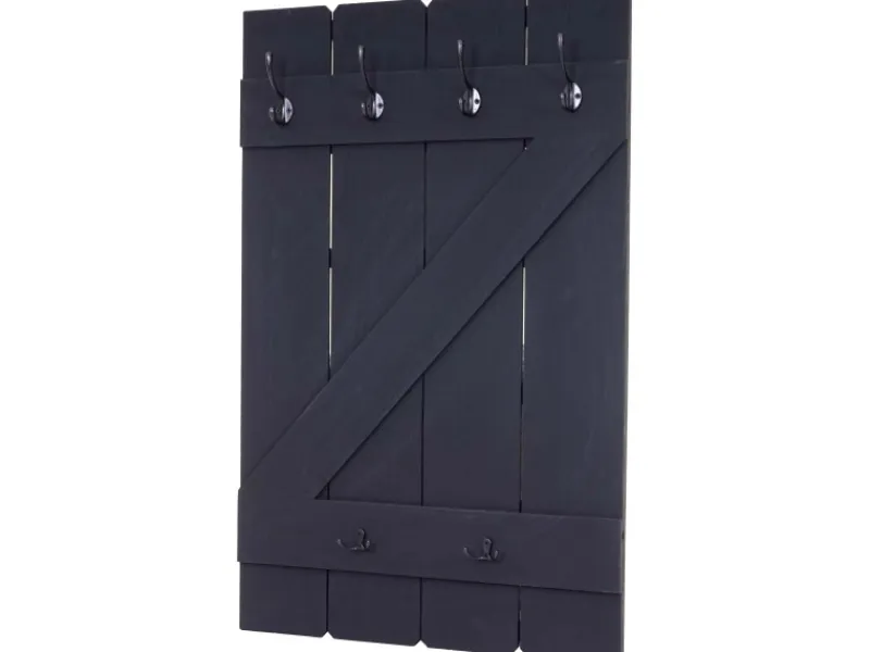 Outlet MCW Wandgarderobe D13 Dunkelgrau Shabby
