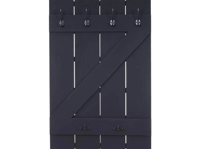 Outlet MCW Wandgarderobe D13 Dunkelgrau Shabby