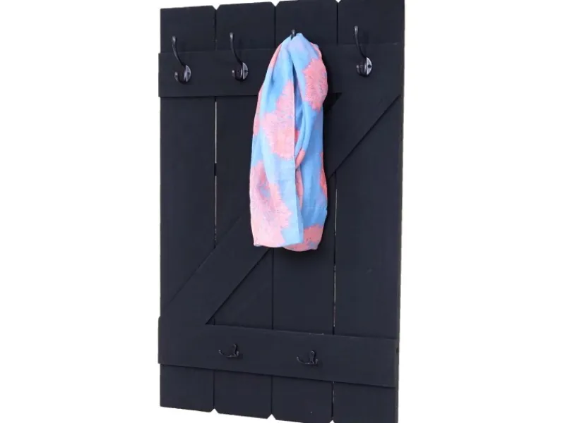 Outlet MCW Wandgarderobe D13 Dunkelgrau Shabby