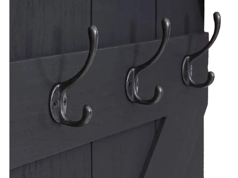 Outlet MCW Wandgarderobe D13 Dunkelgrau Shabby
