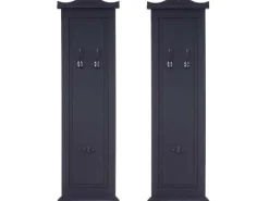 New MCW Wandgarderobe H33 2er-Set Lackiert Dunkelgrau