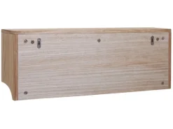 MCW Wandregal K49 Garderobe Wandgarderobe Regal 3 Staufächer 5 Haken 30x80x20cm Holz