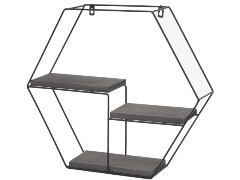 Sale MCW Wandregal K76 43x49x11cm Dunkelgrau