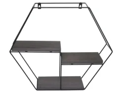 Sale MCW Wandregal K76 43x49x11cm Dunkelgrau