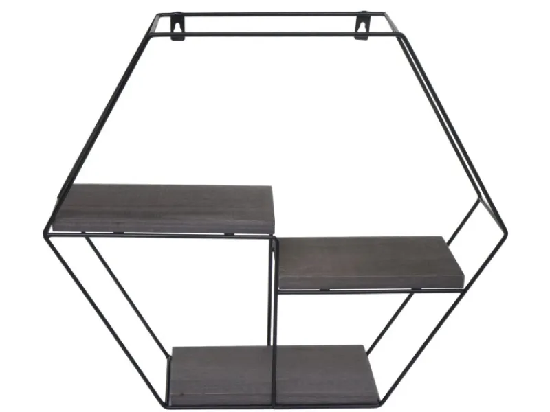 Sale MCW Wandregal K76 43x49x11cm Dunkelgrau