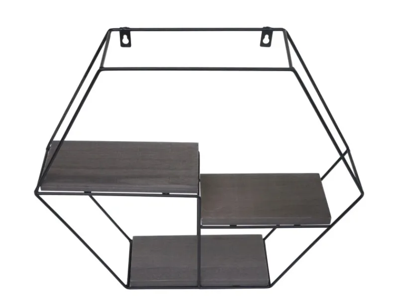 Sale MCW Wandregal K76 43x49x11cm Dunkelgrau