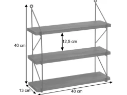 MCW Wandregal K78 40x40x13cm
