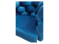 Clearance MeGusta Moderner Stuhl 2er-Set Polsterstuhl Esszimmerstuhl mit Armlehne Paula Blau