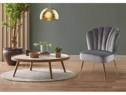 Discount MeGusta Moderner Stuhl Polsterstuhl Esszimmerstuhl Anna Grau