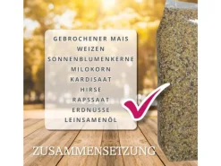 Hot MeinWildvogel WILDVOGEL VITAL 15 kg Vogelfutter Ganzjahresfutter für Wildvögel und Gartenvögel Wildvogelfutter OHNE GENTECHNIK