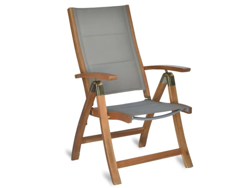 Merxx Acapulco Klappsessel 5-fach verstellbar Akazie