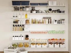 Metall-Drahtkorb 2-reihig 10,5 cm x 43,5 cm