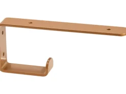 Best Metall-Garderoben-Konsole 2er-Set 8 cm x 20 cm Matt-Gold Gold Matt