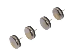 Metallgleiter mit Stift Ø 30 mm 4 Stück