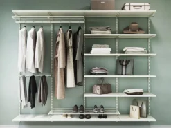 Best Metall-Hängeschiene 65 cm Weiß Weiß Matt