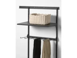 Clearance Metall-Hosenhalter 60 cm x 30 cm Schwarz Schwarz Matt