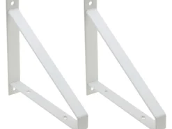 Metall-Konsole Bridge 2er-Set 18,5 cm x 20,8 cm Matt-Weiß