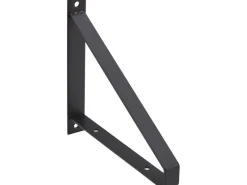 Best Metall-Konsole Bridge 2er-Set 18,5 cm x 20,8 cm Matt-Schwarz Schwarz Matt