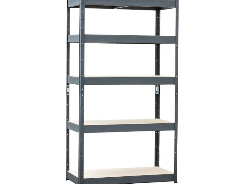 Metall-Schwerlastregal HEAVY Pulverbeschichtet 180 cm x 100 cm x 50 cm