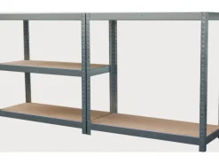 Discount Metall-Schwerlastregal Verzinkt 180 cm x 90 cm x 40 cm