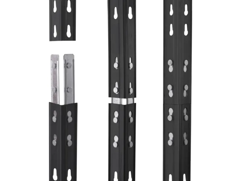 Hot AR Shelving Metall-Schwerlast-Steckregal Rivet Anthrazit 180 cm x 90 cm x 45 cm 4 Böden