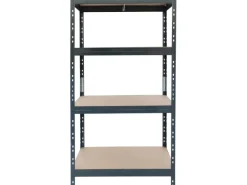 AR Shelving Metall-Schwerlast-Steckregal Rivet Anthrazit 180 cm x 90 cm x 45 cm 4 Böden