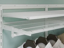 Metall-Wandschiene 1-reihig 50 cm Weiß