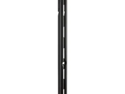 Metall-Wandschiene 1-reihig 150 cm Schwarz