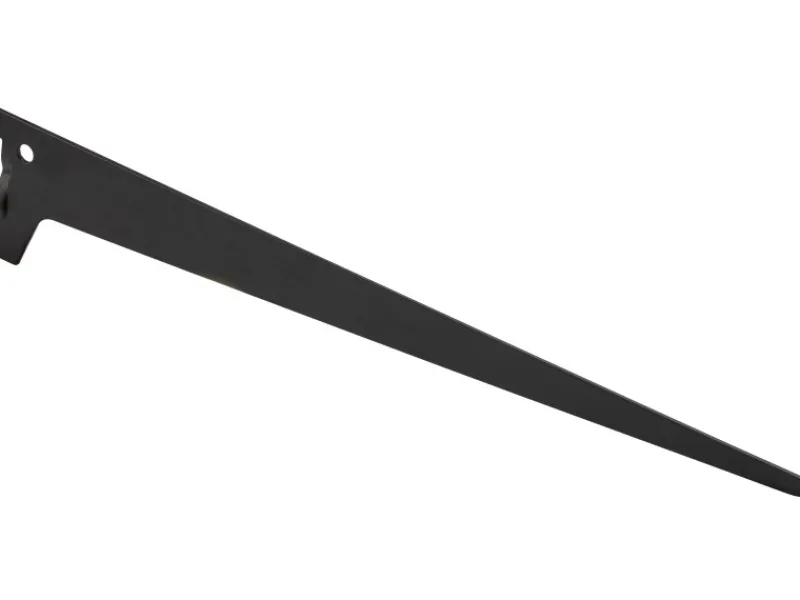 Metall-Winkelträger 1-reihig 40 cm Schwarz