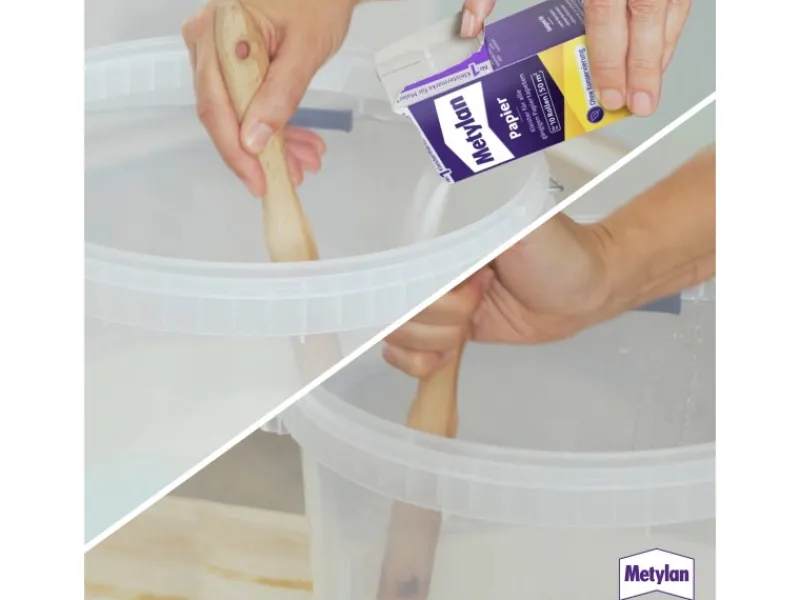 Metylan Tapetenkleister Papier 125 g Paket Transparent