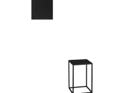 Online Mica Decorations Beistelltisch Quinty Schwarz 20 cm x 20 cm x 30 cm