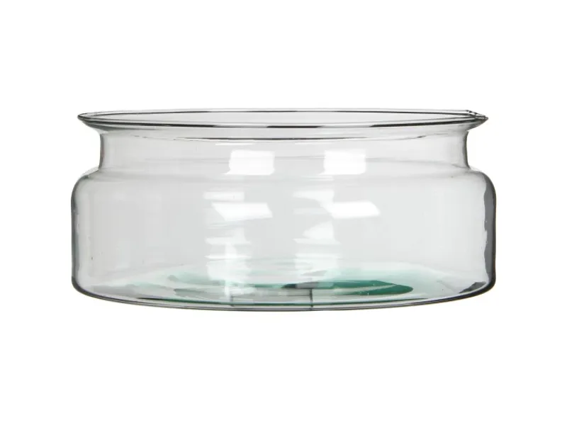 Outlet Mica Decorations Glasschüssel Mathew 10 cm x Ø 24 cm Transparent